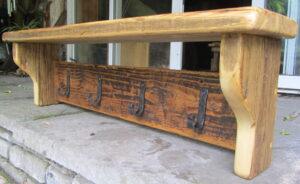 Coat hook shelves