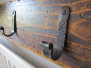 Reclaimed wood Coat hook shelves