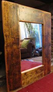 Reclaimed wood mirror