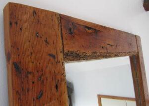 Reclaimed wood mirror