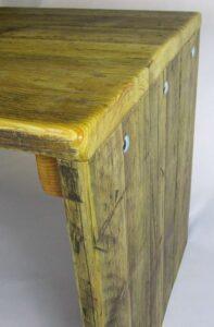 Reclaimed wood desk