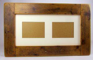 Reclaimed wood picture frame