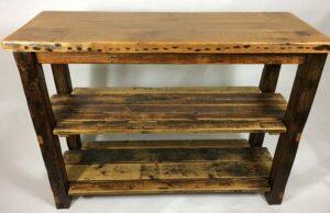 Kitchen island butchers block