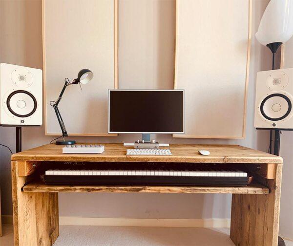 Reclaimed Wood Computer Desk | Chunky Reclaimed Furniture