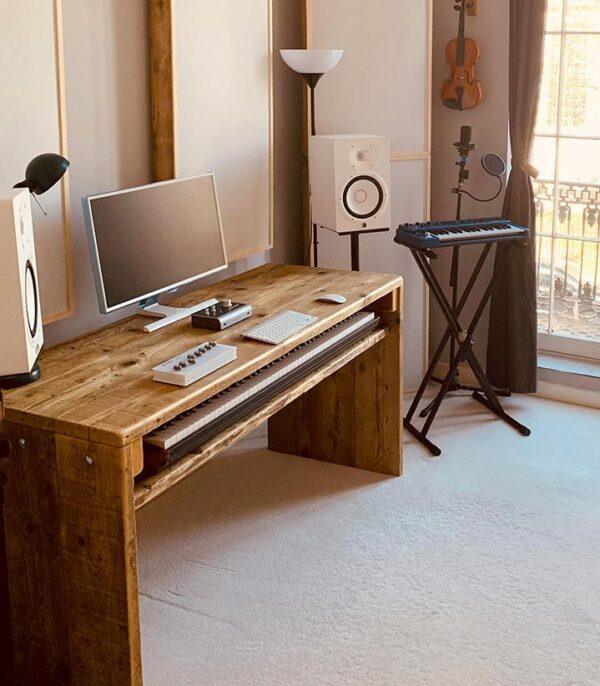 Reclaimed Wood Computer Desk | Chunky Reclaimed Furniture